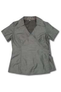 R031 訂製瑜伽制服 來辦訂購恤衫 自製短袖恤衫點襯 麻布 恤衫專門店